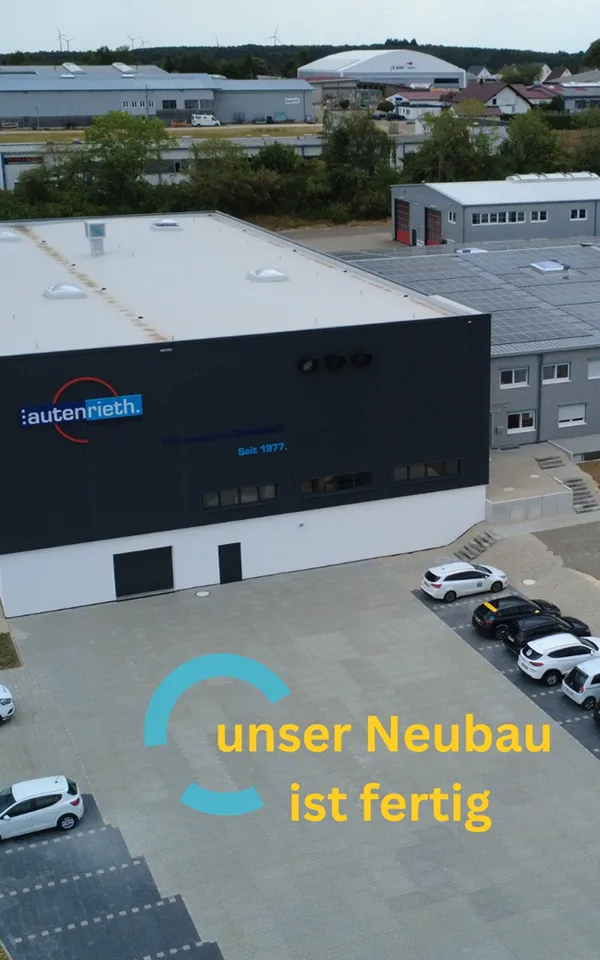 Blick auf den jüngst fertiggestellten Neubau aus der Vogelperspektive