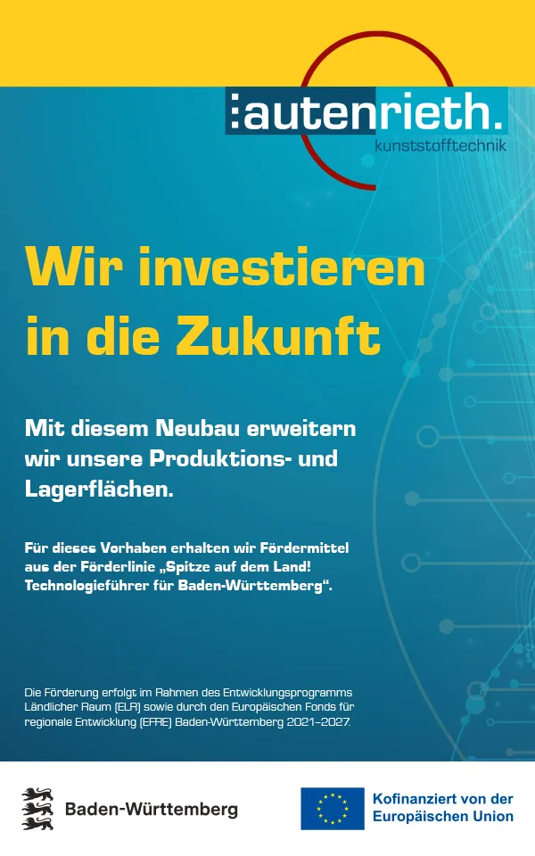 Der Neubau wurde gefördert im Rahmen des Entwicklungsprogramms Ländlicher Raum (ELR und EFRE)